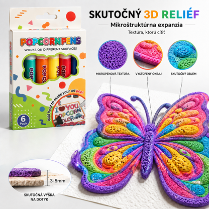 Topacme 3D reliéfne umelecké pero - slovenská produktová grafika