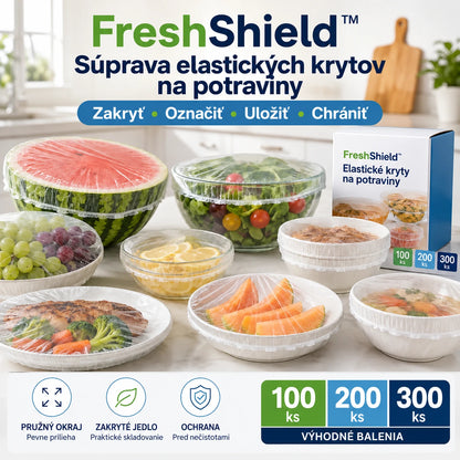 FreshShield™ Súprava elastických krytov na potraviny