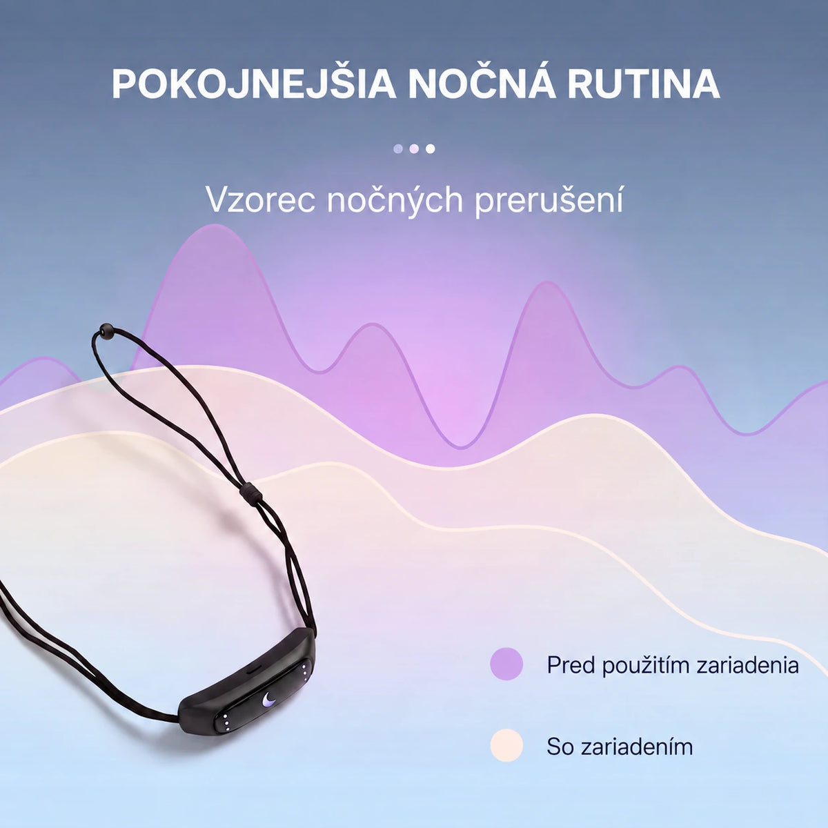 Pokojnejší vzorec nočných prerušení so zariadením