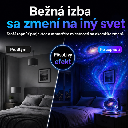 🌌🔮 Topacme® Projektor nočného svetla