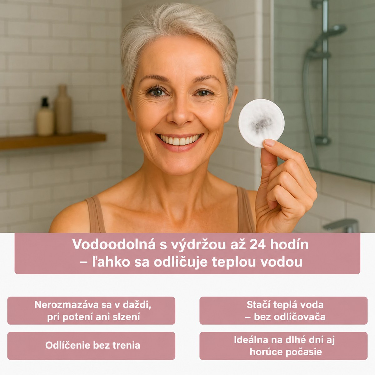Vodoodolná riasenka s vláknami – 7