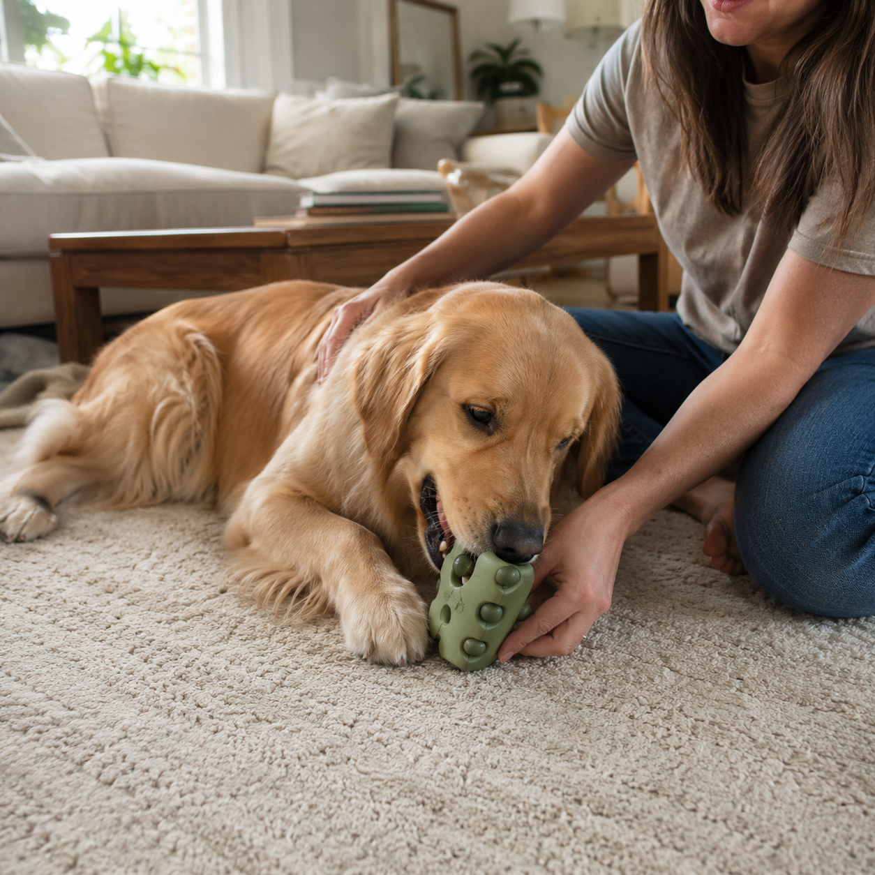 NOVIREZA pet toy in use