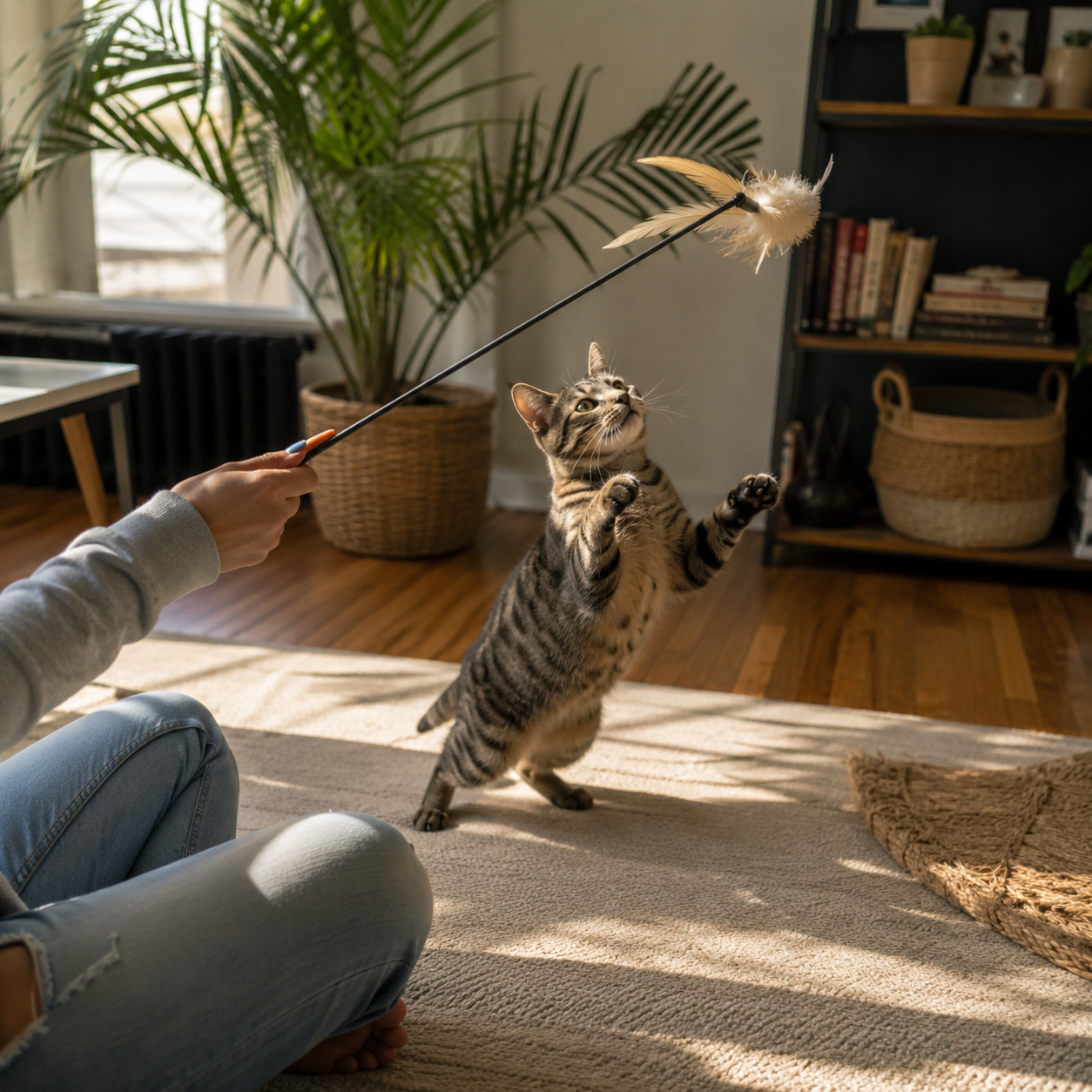 NOVIREZA pet toy in use